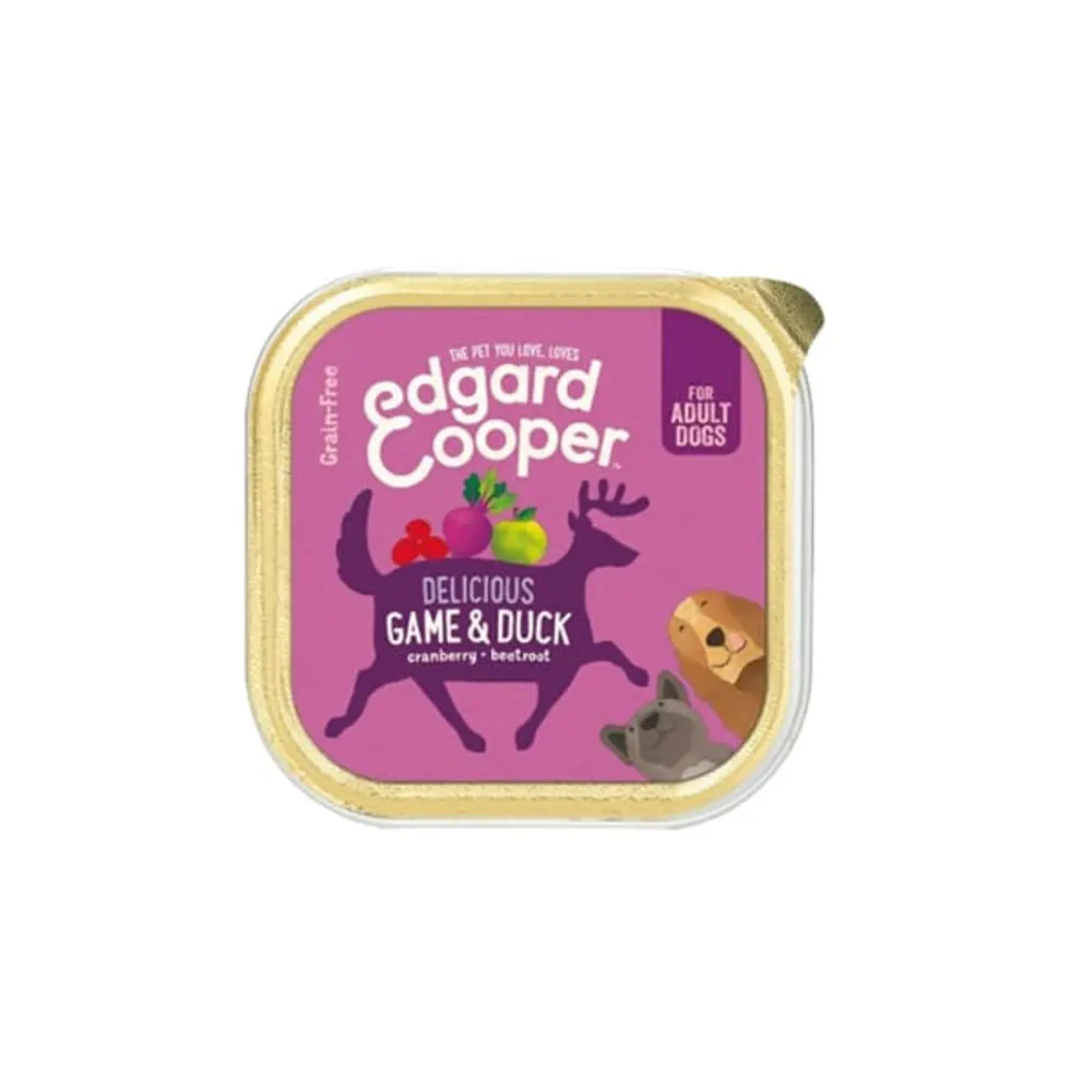 Edgard and cooper alimento húmedo adult de caza y pato con arandanos con Certificación de Seguridad