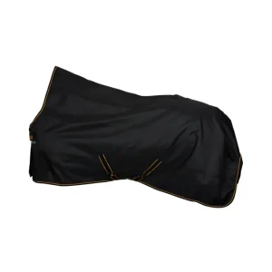Irish manta de exterior con cuello largo, 50g Black/Gold 115