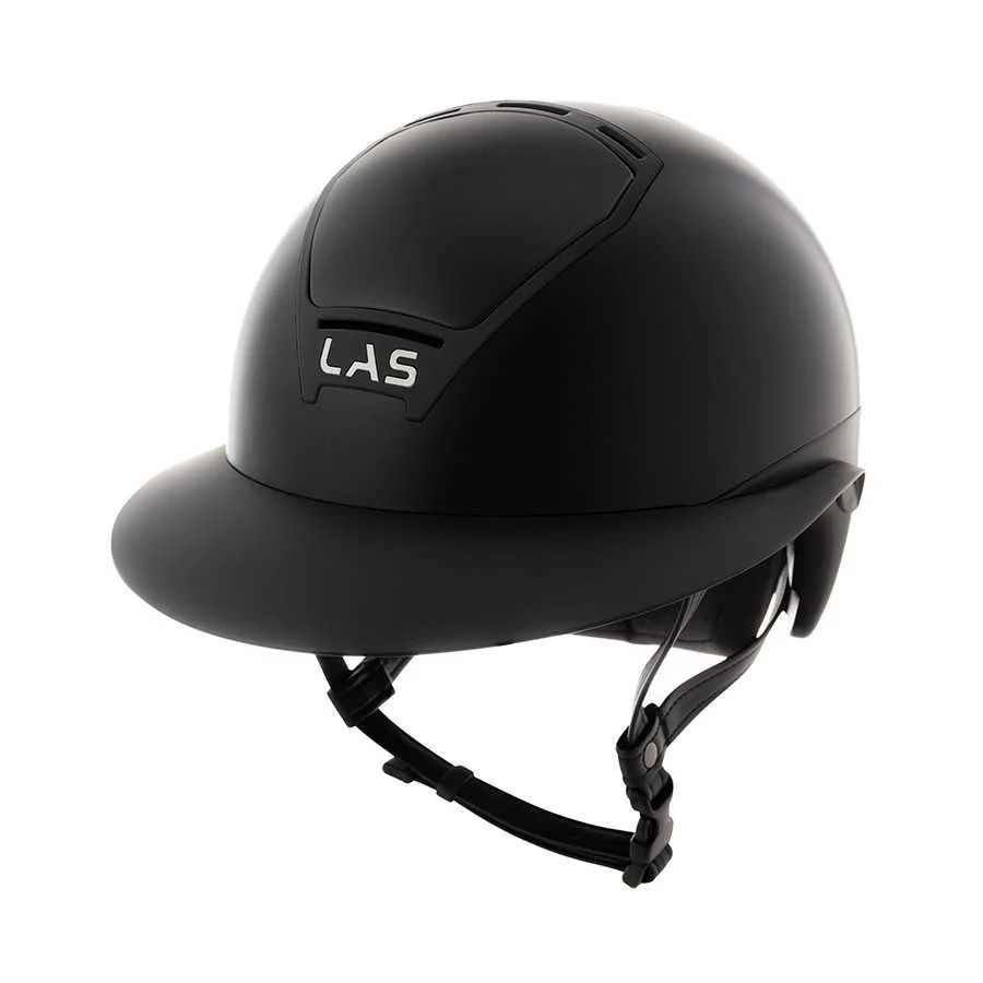 Refuerzo de Acero Inoxidable Casco de Equitación LAS Opera con Visera Ancha
