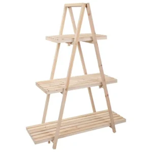Estanterí expositor de madera 98x127x38 cm
