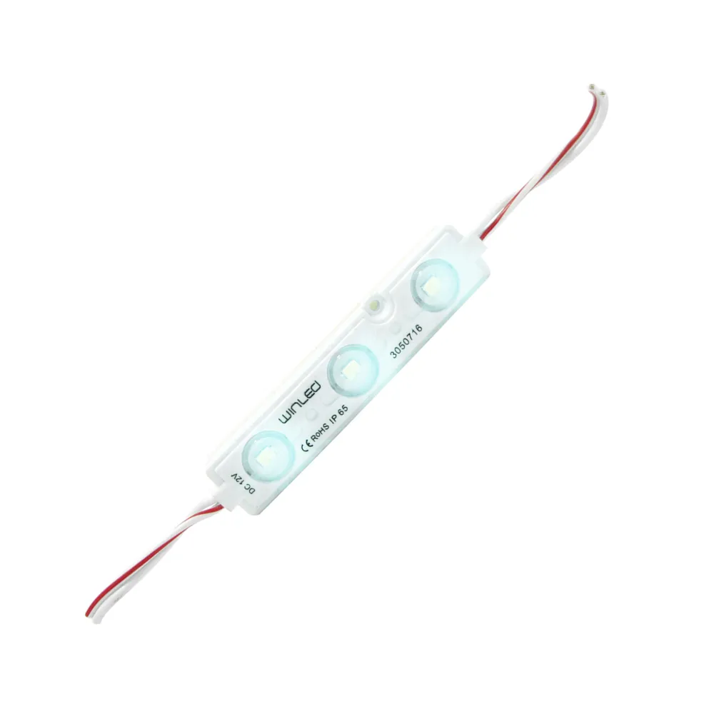 MODULO 3 LEDS SMD2835 0.72W BLANCO FRIO EXTERIOR WINLED WMO-008