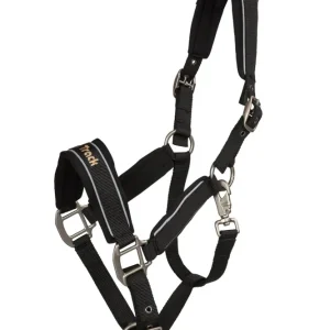 Cabezada de Cuadra Werano Black/Silver P para Aplicaciones Pesadas