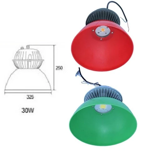Colgante Suspensión LED 30W Diferentes Colores para Estructuras Metálicas