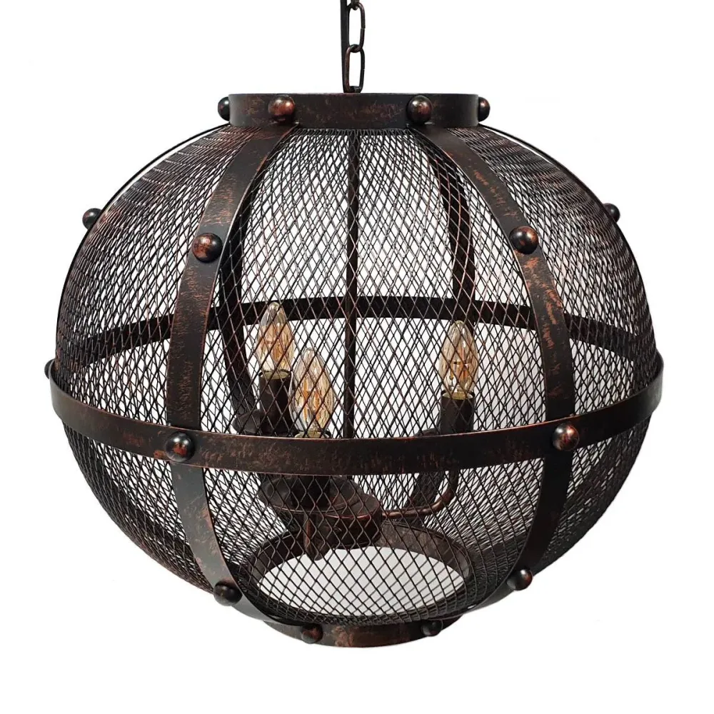 Lampe style industriel en suspension con Rosca Completa