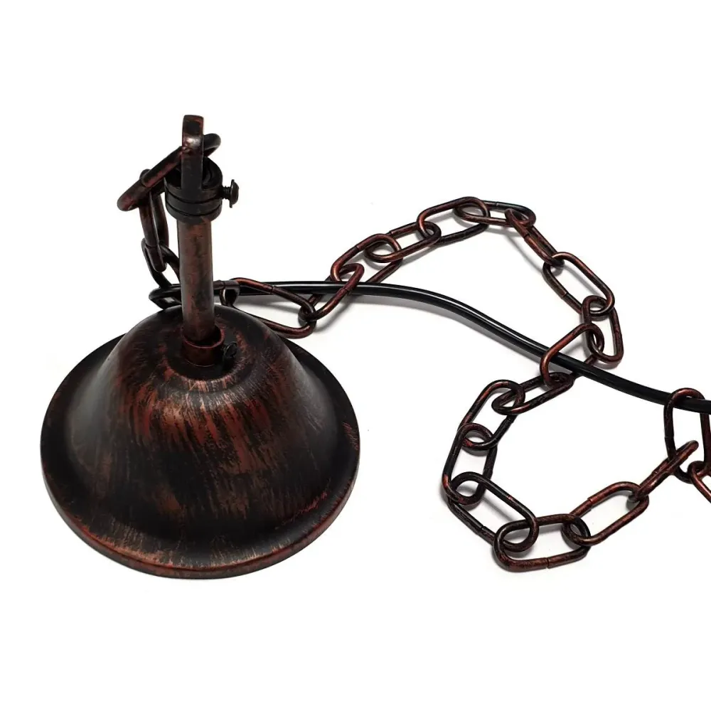 Lampe style industriel en suspension con Rosca Completa