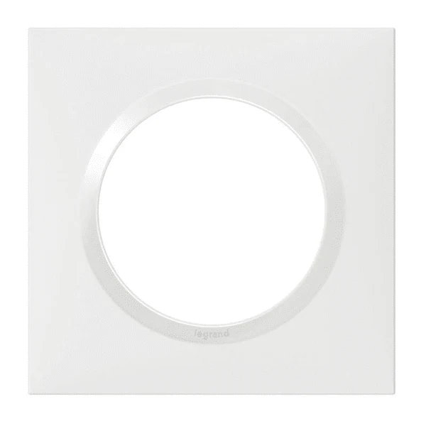 Dooxie plaque carrée 1 poste finition blanc - Legrand 600801 para Aplicaciones Pesadas