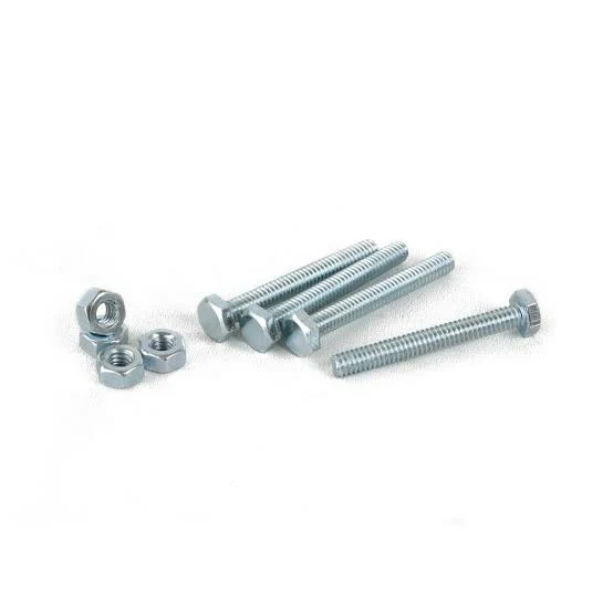 Perno hexagonal 1/4x2" - Nacional con Tuerca de Seguridad