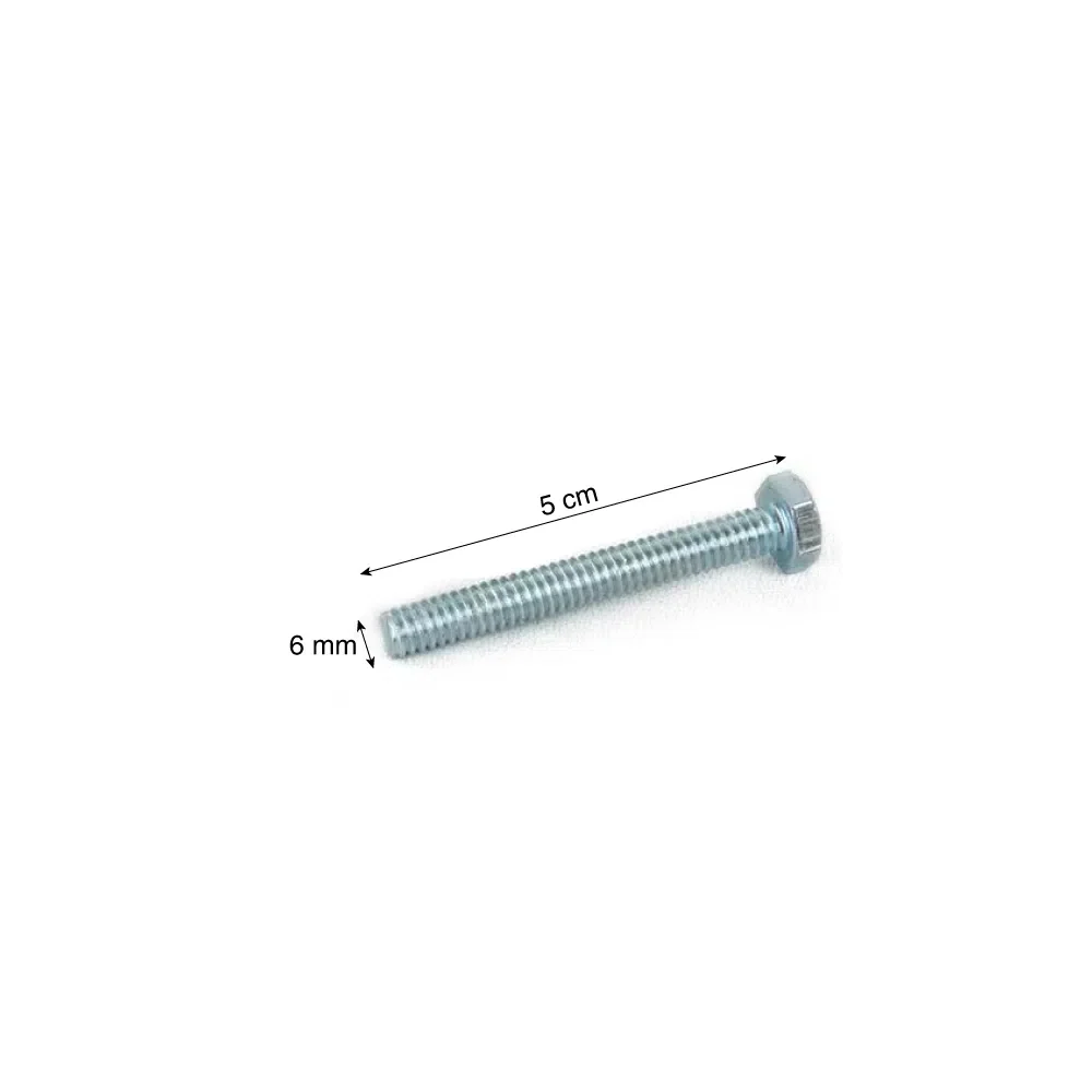 Perno hexagonal 1/4x2" - Nacional con Tuerca de Seguridad