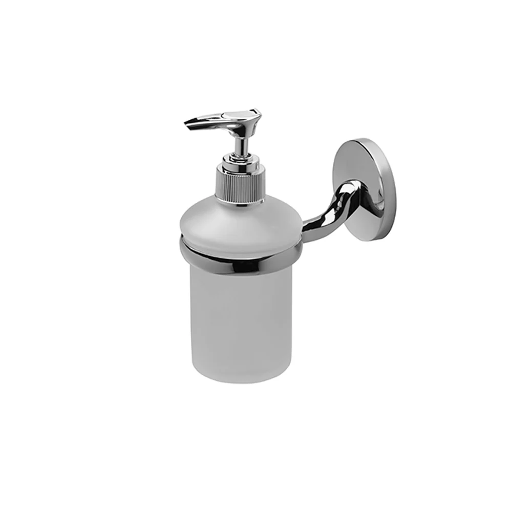Perno Hexagonal Portadispenser ARES collezione 'STYLE': leghe metalliche e acciaio cromato