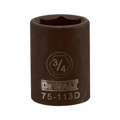 Dado de impacto profundo de 6 puntas SAE DeWalt de 3/4 pulg. x 1/2 pulg., 1 pieza