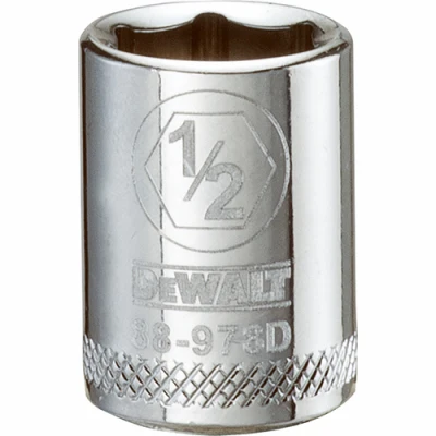 Dado de 6 puntas SAE DeWalt de 1/2 pulg. x 3/8 pulg., 1 pieza