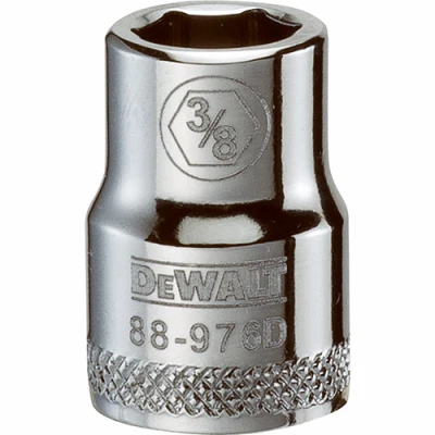 Dado de 6 puntas SAE DeWalt de 3/8 pulg. x 3/8 pulg., 1 pieza
