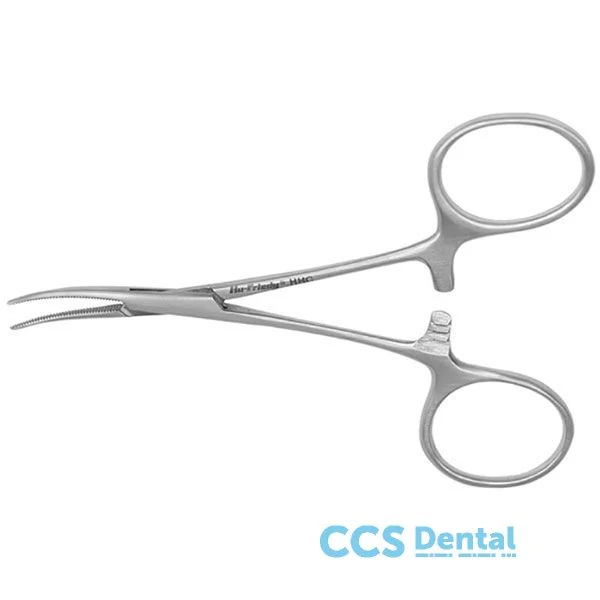 Hhc Pinza Hemostat. Curva Hartmann con Mangos Ergonómicos
