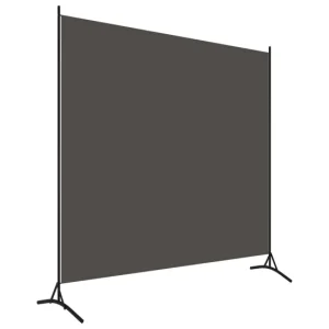 Biombo - Separador Divisor de 1 panel gris antracita 175x180 cm para Maquinado en Seco