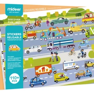 Reusable Stickers - transportation / Pegatinas reutilizables transporte / adhesivos