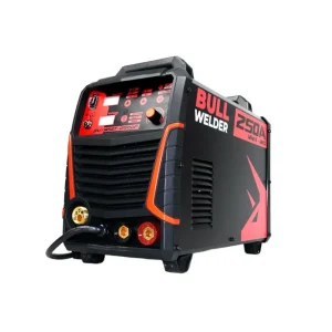 SOLDADORA INDUSTRIAL INVERTER – 5 EN 1 250A / MIG, MIG DOBLE PULSADO, SPOOL GUN, TIG LIFT Y MMA