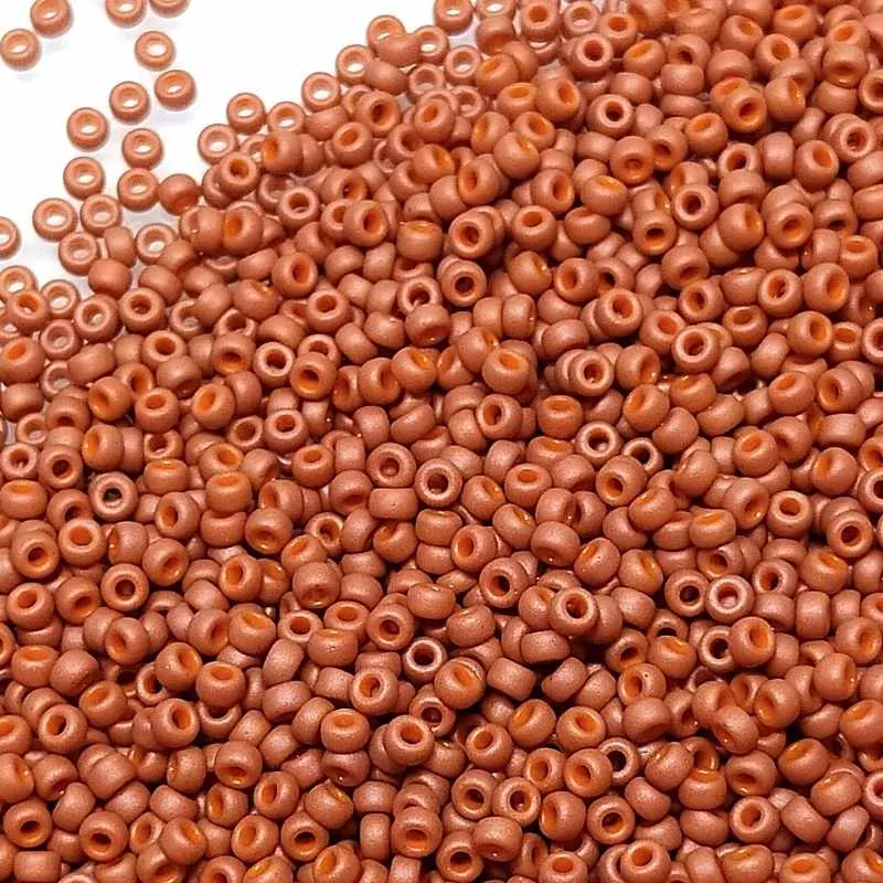 Grado Industrial 11/0 MIYUKI - rocalla - Opaco Matte Terracotta 1gr.