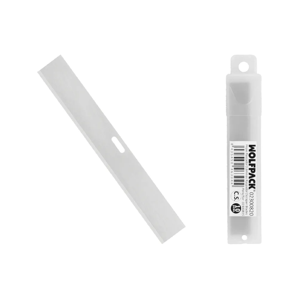 Precisión CNC Hoja Recambio Rascador Mango Metalico 10 Cm (Estuche De 10 Piezas)