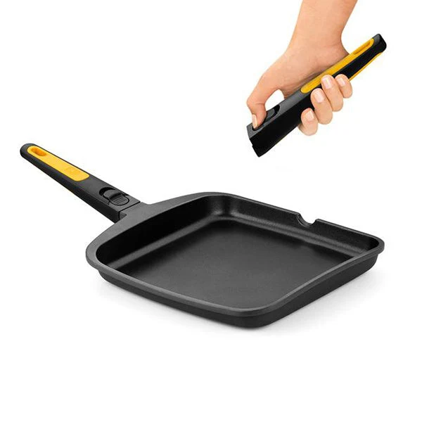 Bra Fast Click Non-Stick Gril Panl Removable Handle