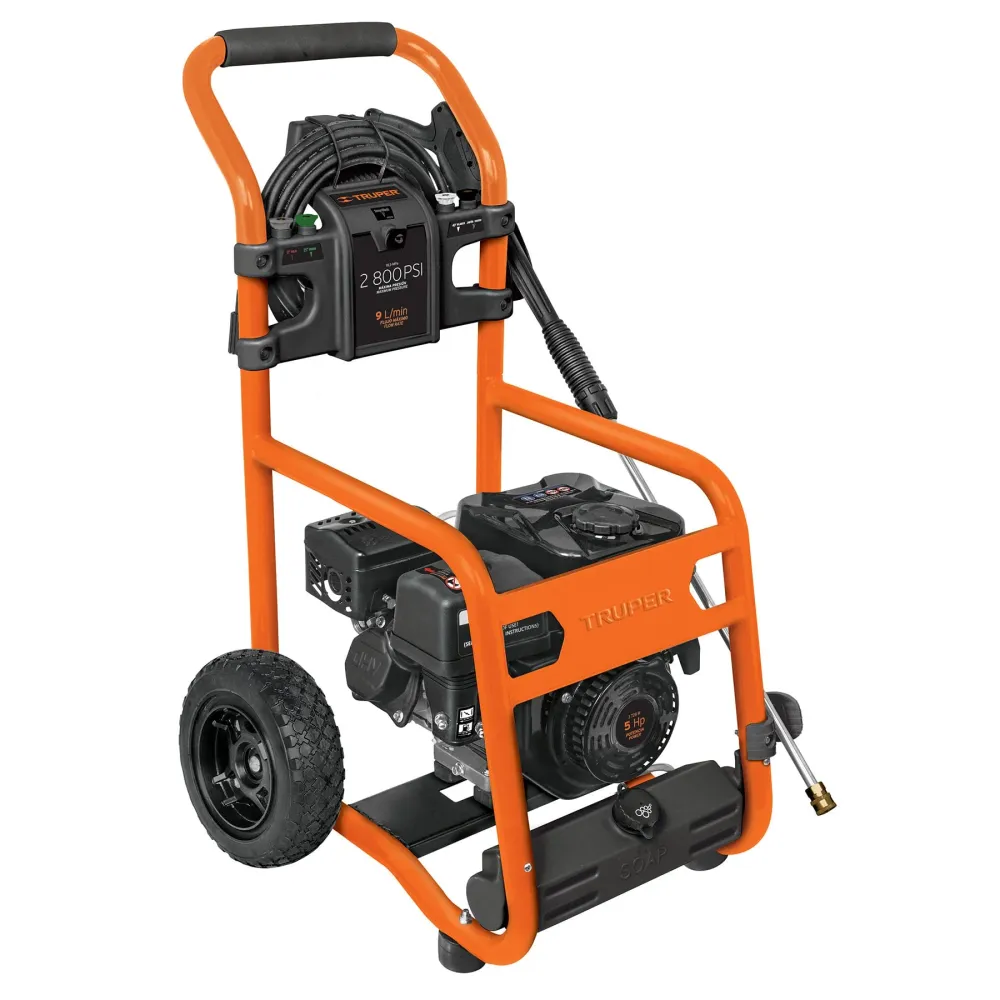 HIDROLAVADORA CON MOTOR GASOLINA, 2,800 PSI