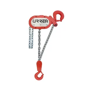 Urrea 46303 polipasto mecánico 2 ramales 3ton, cadena 3 mt