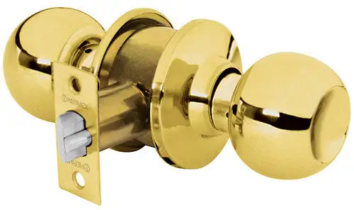 Pomo tipo esfera, latón resplandeciente, recámara, hermex para Uso Industrial Intensivo