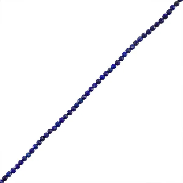 Volante de Válvula Lapislazuli Esfera Facetada 3.5mm Azul