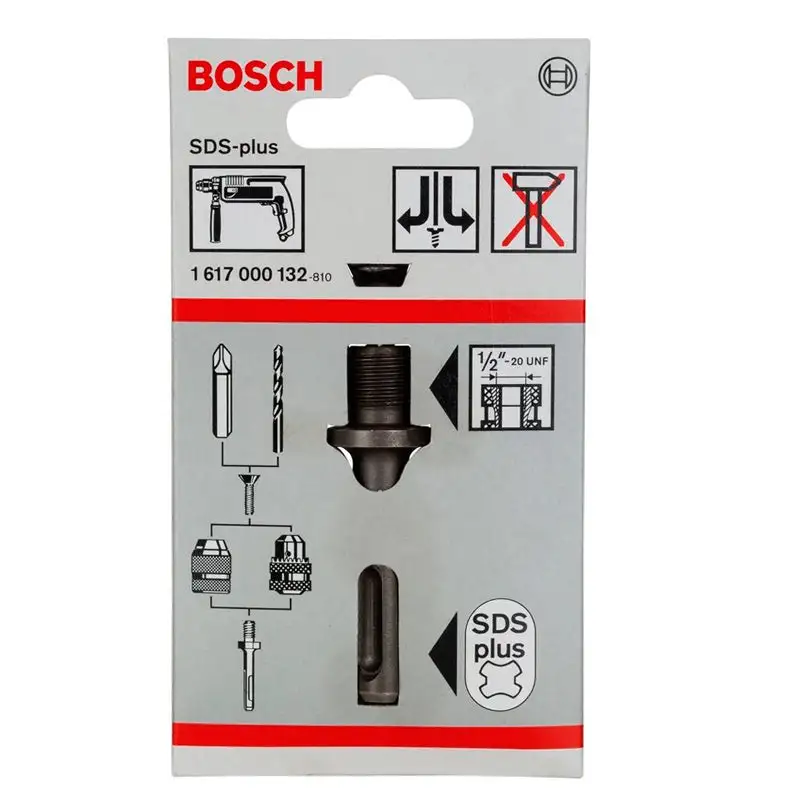 Vástago sds plus para portabrocas para Inserciones de Carburo