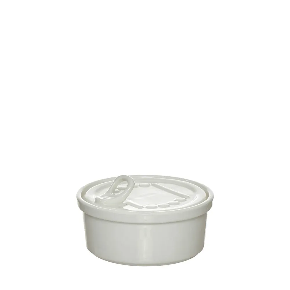 LATA CONSERVA PORCELANA REDONDA Resistente al Microondas