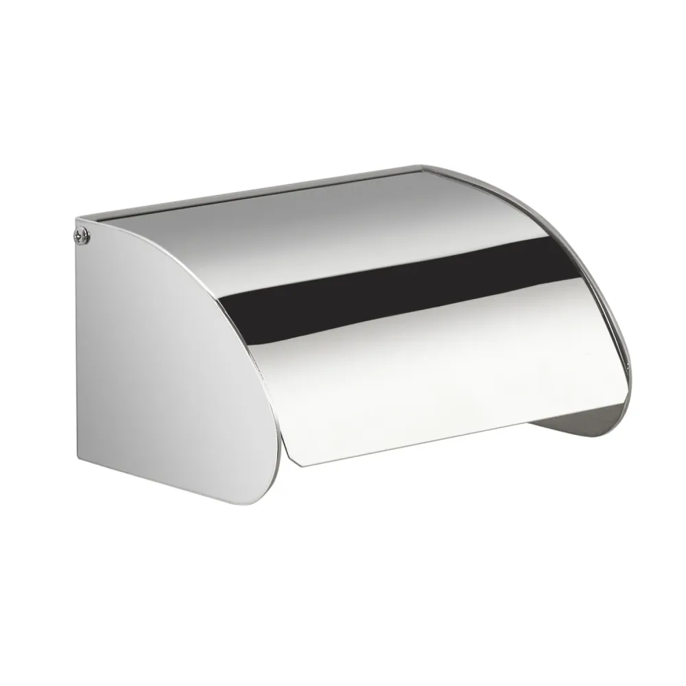 Portarotolo coperto Acciaio Inox AISI 304 Gedy serie Project - Lucido