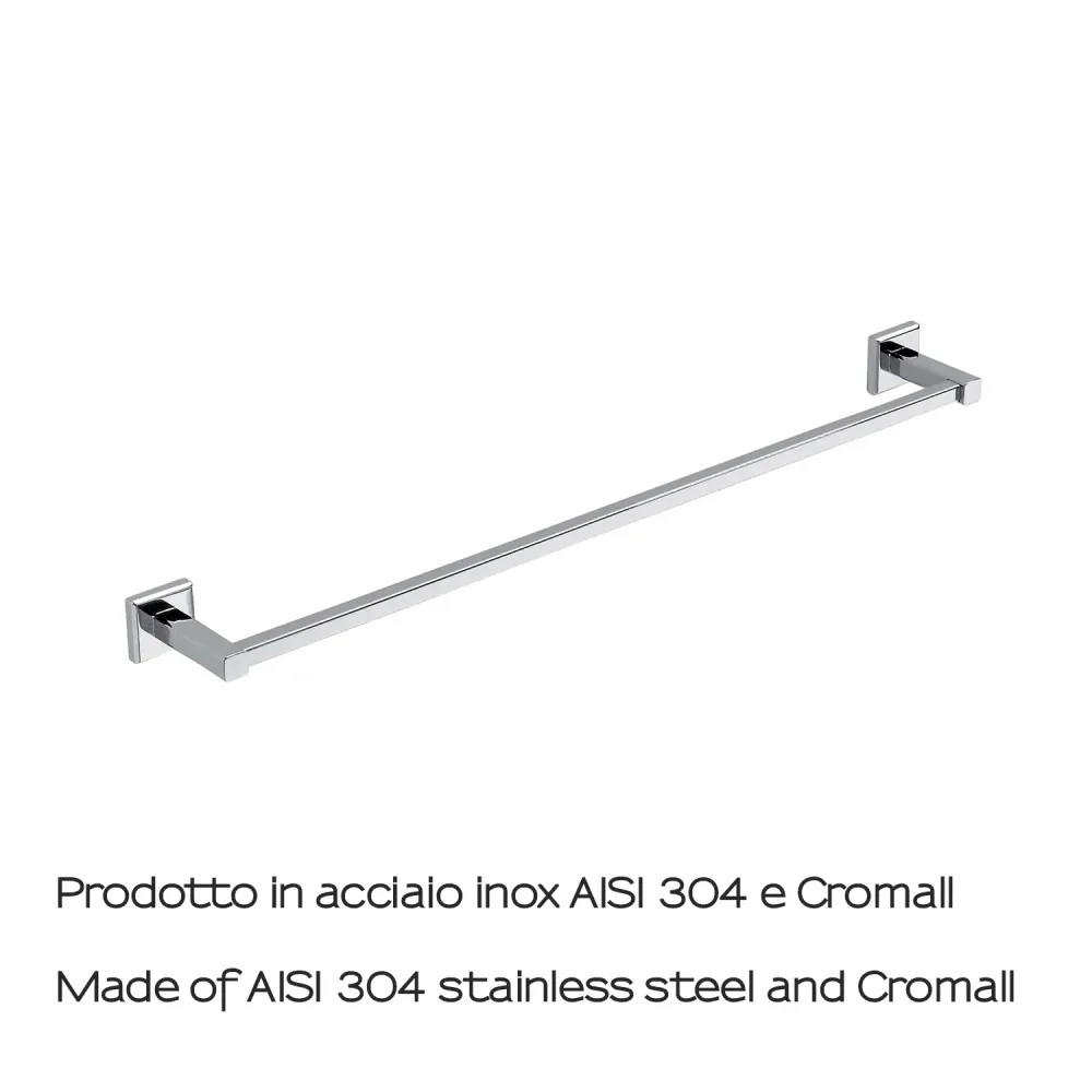 Portasalviette 60 cm acciaio inox AISI 304 Colorado di Gedy - Cromato