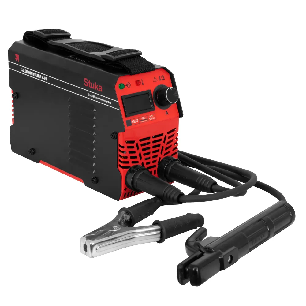 Portainserción de Punta Negativa Soldadora inversora stuka selecto portatil inverter 135a