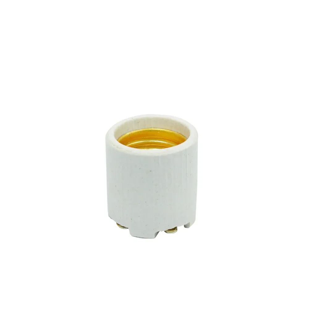 Sensor de Proximidad Portalámpara sencilla de porcelana 3.5 cm, color blanco Surtek