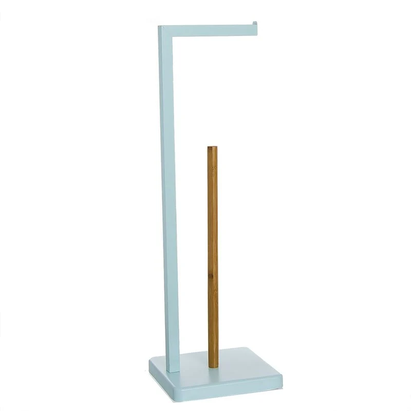Dispensador de Jabón PORTARROLLOS PIE BAMBU VERDE AGUA