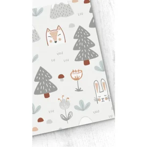 Papel pintado Infantil Animales del Bosque AnimalesdelBosque - Hueso - 1 rollo 55 x 300 cm