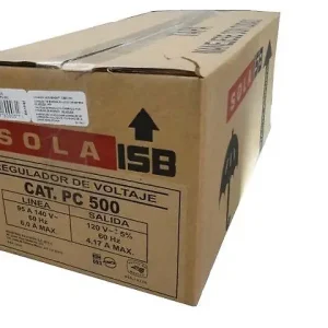 Sola nasic pc 500 regulador ferroresonante 500 va/500 w 4 contactos