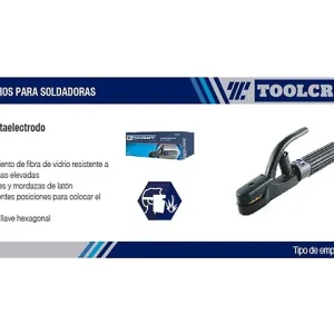 Toolcraft tc0338 pinzas portaelectrodo 500 amperes