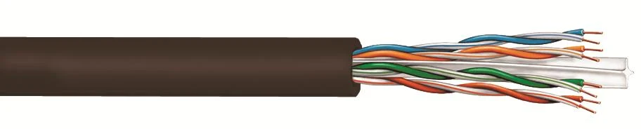 Commscope 4763404/10 23 AWG 4 Pair Teal UltraMedia 7504 ETL Plenum Liso BC UTP Category6 Cable