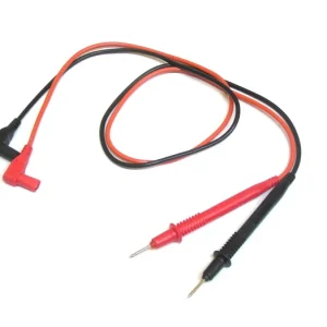 Reflectómetro OTDR Cables de prueba para medidor, negro y rojo, 1000 V