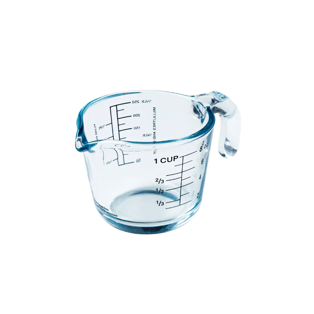 JARRA MEDIDORA BOROSILICATO MEDITERRANEO 250ML con 3 ños de Calibración