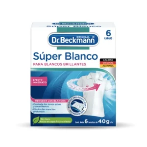 Dr. Beckmann Super Blanco Blanqueador Intensivo 240 gr para Gimnasios y Spas