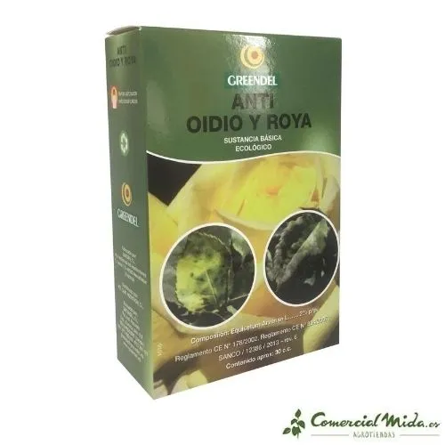Crema para Manos Sustancia Básica Ecológica GREENDEL Fungicida (Oidio y Roya) 30 cc