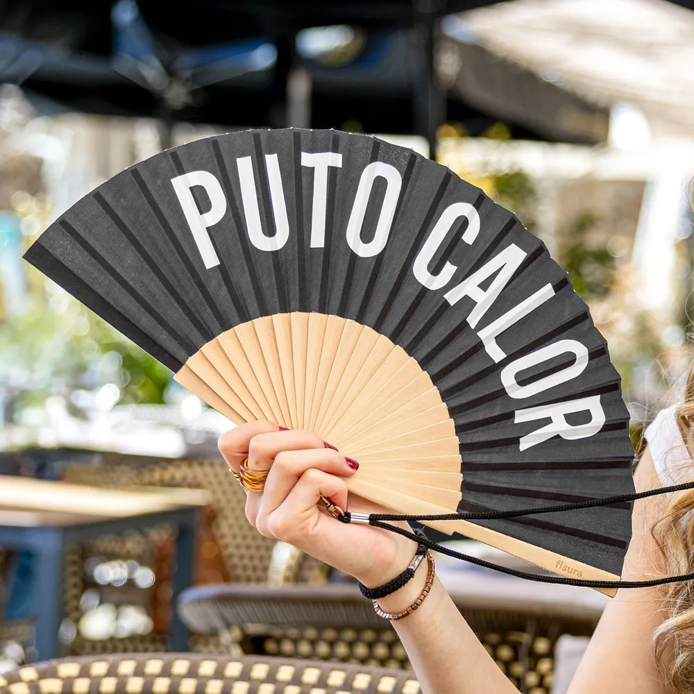 Conducto de Ventilación Abanico "Puto calor" negro