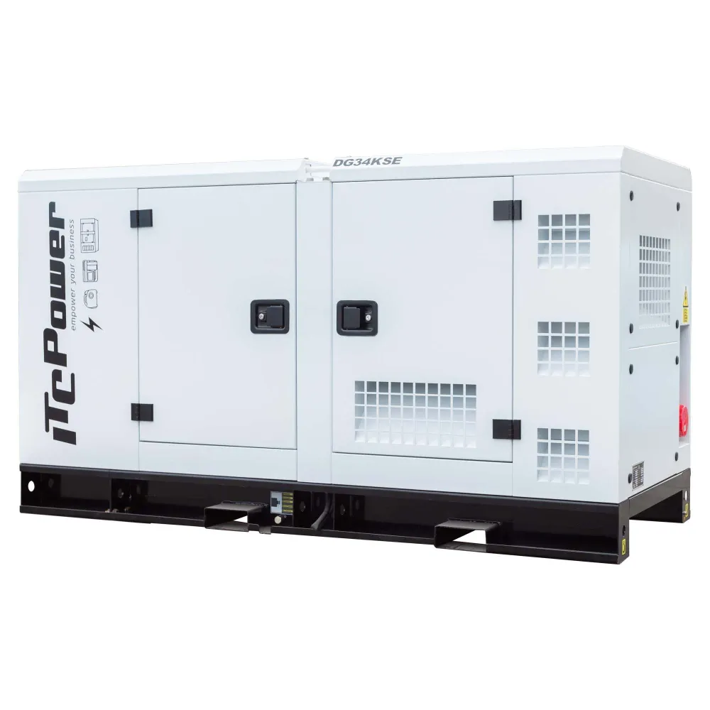 Grupo electrógeno trifásico ITCPower DG34KSE KOMPAK con Tornillos de Montaje