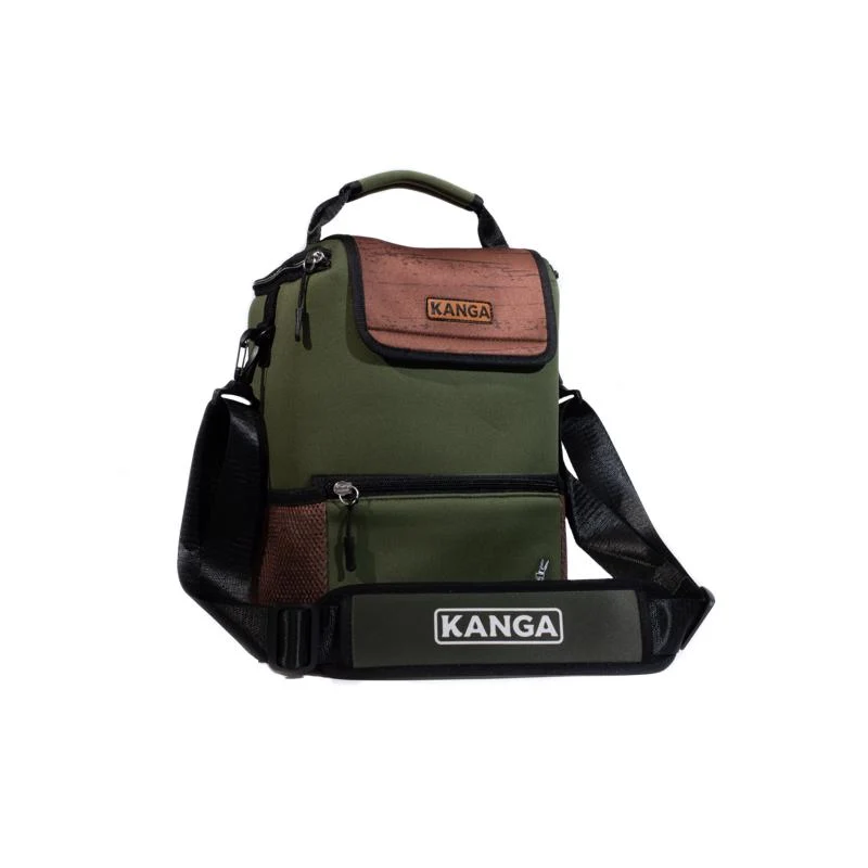 Bolsa térmica Kanga verde para 12 latas