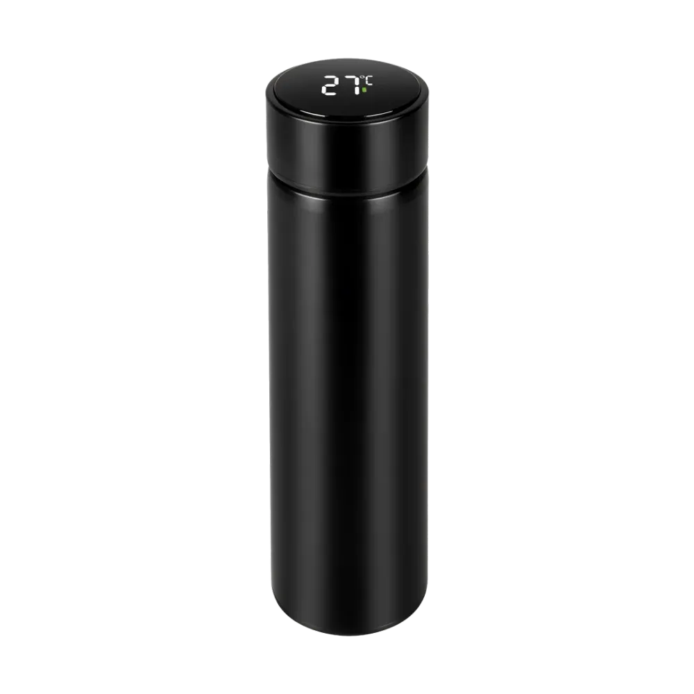 Termo Negro Mate Pantalla LED de Cobre Puro