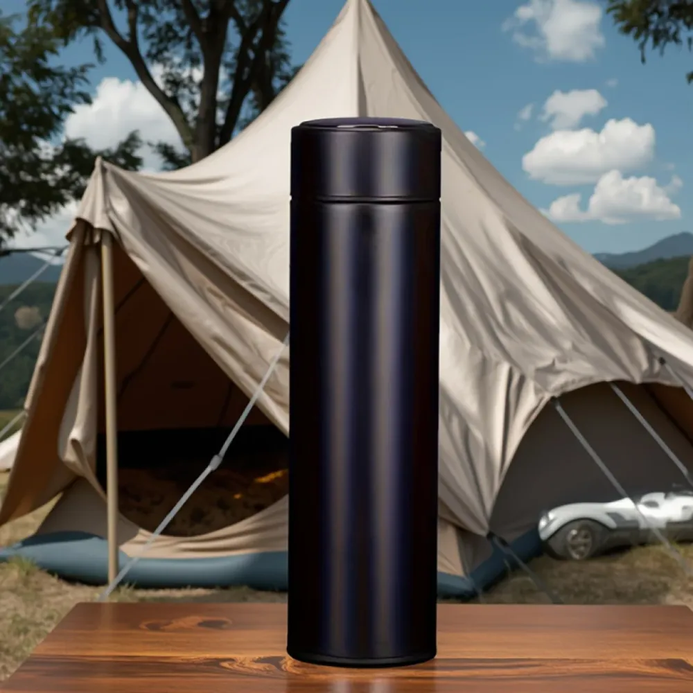 Termo Negro Mate Pantalla LED de Cobre Puro