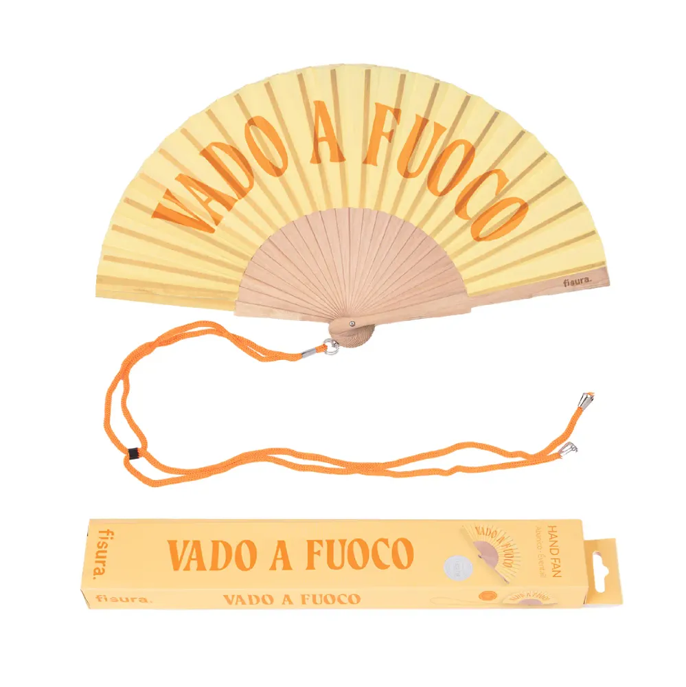 Ventilador Axial de 12V Abanico “Vado fuoco” amarillo