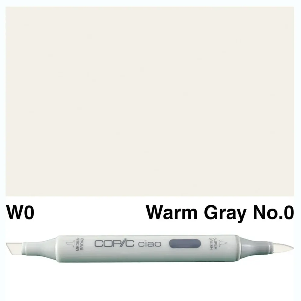 Copic Ciao W0 warm acero n║0 para Uso Industrial