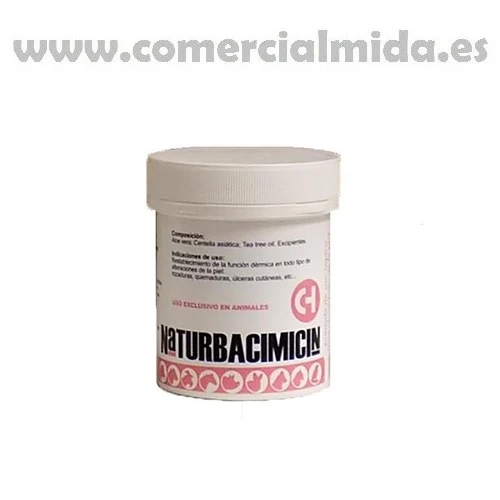 Pomada CHEMICAL IBERICA NATURBACIMICIN 100g para el cuidado de la piel de Alginato de Calcio